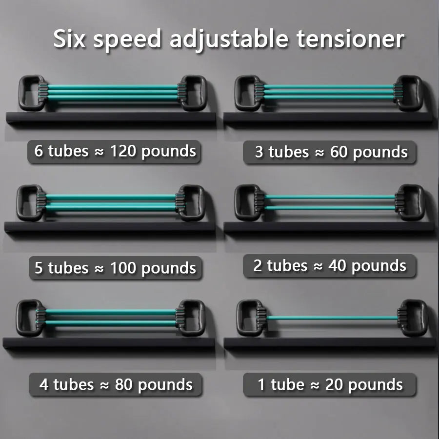 Adjustable Shoulder, Back, and Chest Muscle Trainer with Multi Functional Fitness High Elasticity Arm Stretching Elastic Rope