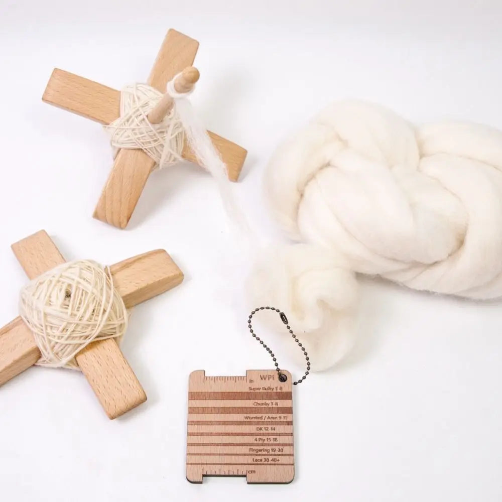 Handmade Wooden Turkish Spindle Storage Tools Detachable Cross-Shaped Hand Carved Yarn Winder Manual Top-Weaving Spinning Wheels