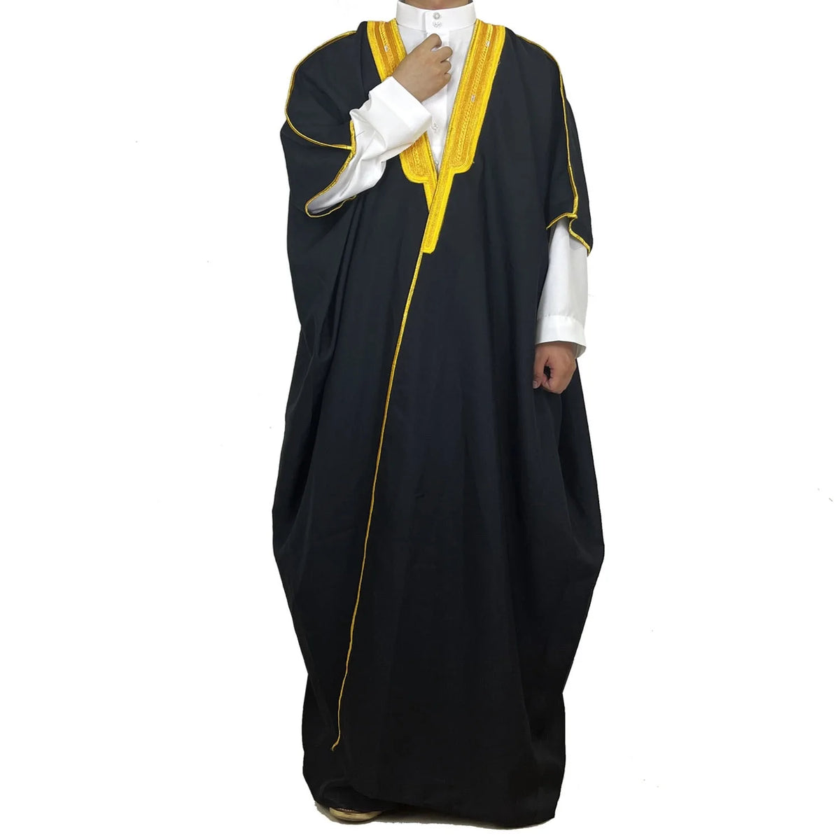 Islamische Dubai Saudi Abayas Gebet Abaya Naher Osten Herren Robe Muslim Kleid Kimono Dishdasha Kleidung Kaftan Ramadan Jubba Thobe