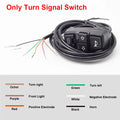 Ebike Turn Signal Rear Light Switch for E-Bike Headlight Horn Switch Wuxing DK226/DK336 Switch E-Bike and Scooter Accessories