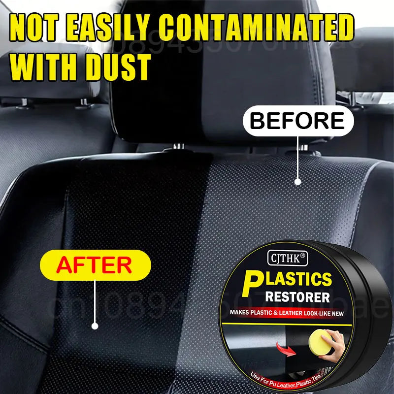 Auto Kunststoff Restaurator Auto Innen Panel Erneuerung Wachs Beschichtung Leder Kunststoff Gummi Polnischen Reparatur Auto Reconditioning Creme Pflege
