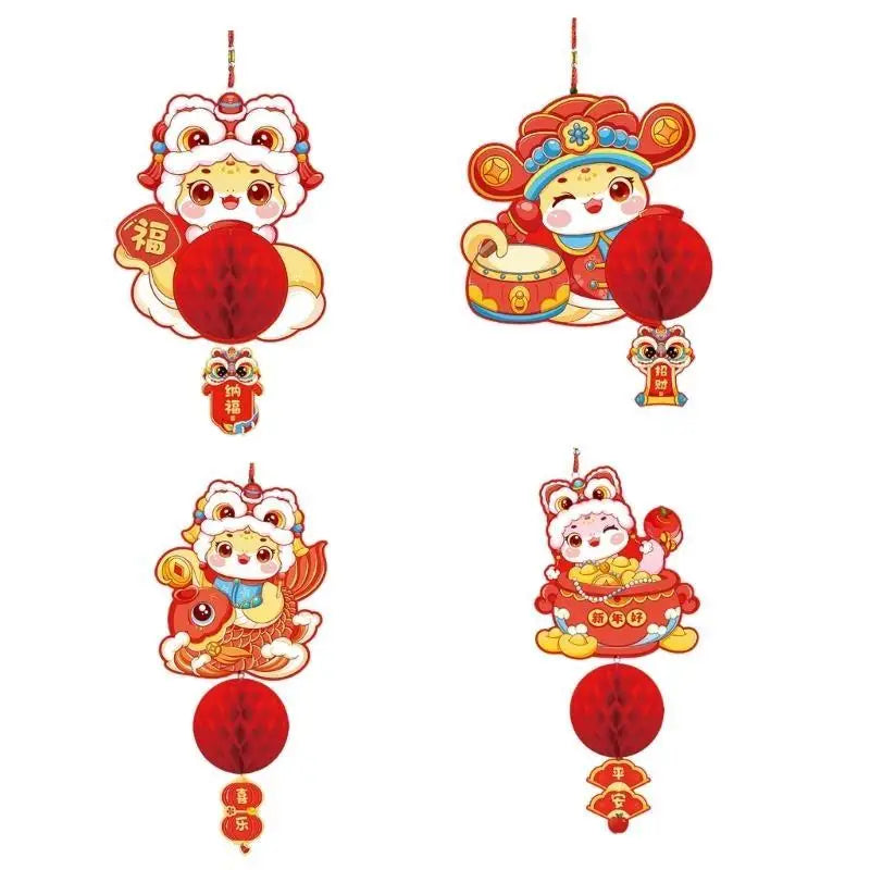 G6KF Mutifunctional Plastic Lanterns Pendant for Outdoor and Indoor Party Hanging Lanterns For Bright Festival Decors