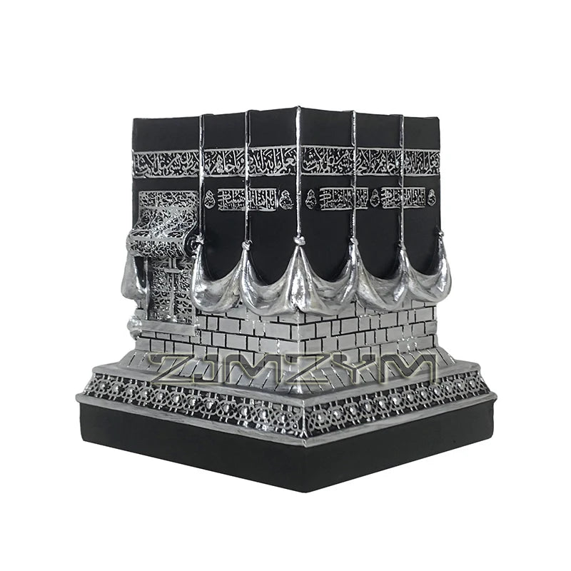 Kaaba Replica Model Islamic Muslim Turkish Ramadan Eid Islamic Gifts Home Decorations Imitation Metal Decoration