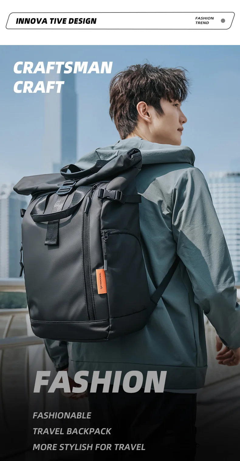 TANGCOOL männer Rucksack Multifunktions Mode Große Kapazität Wasserdichte Reise Männlichen Schule Tasche