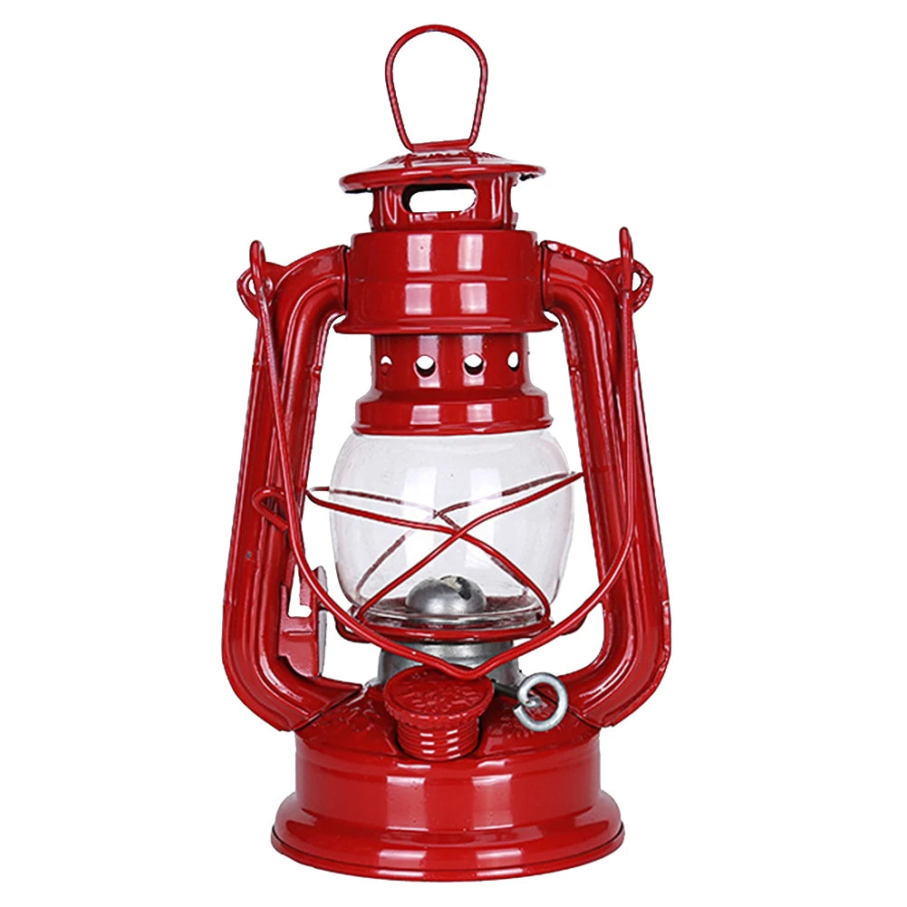 1/2PCS Vintage Kerosene Lantern Hurricane Lantern Metal Kerosene Lantern Fuel Camping Lanterns for Camping Home Patio Decor Lamp