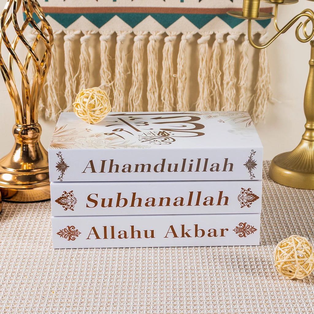 Islamic Serie Fake Book Boxs for Coffee Table Decoration Living Room Fashion Prop Books Home Decoration Model Room Accessories