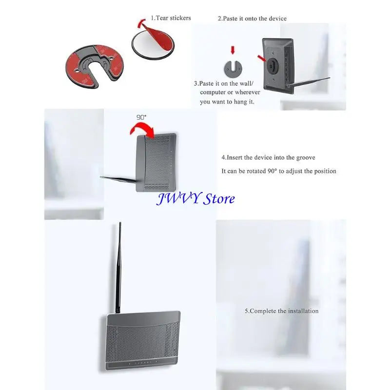 573A Router Wall Mount unterstützt Set-Top-Box/Festplatte/Mobile Power/Tablet-Speicher