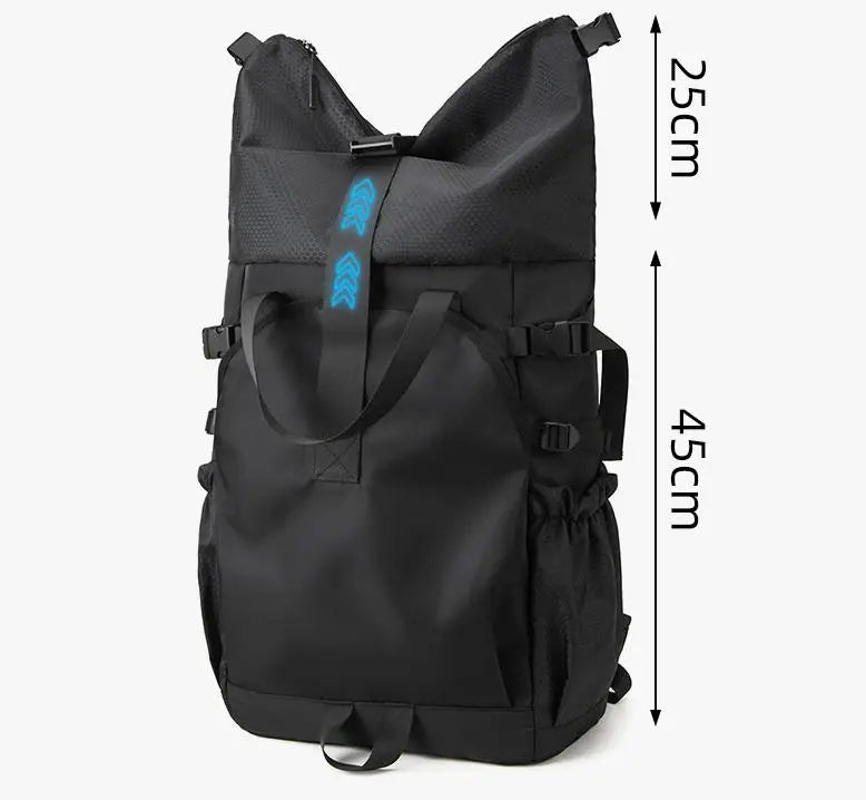 Funktioneller Rucksack für Reisen, Sport, Bergsteigen, Wandern, großes Fassungsvermögen, wasserdicht, leicht, Computer-Schultasche