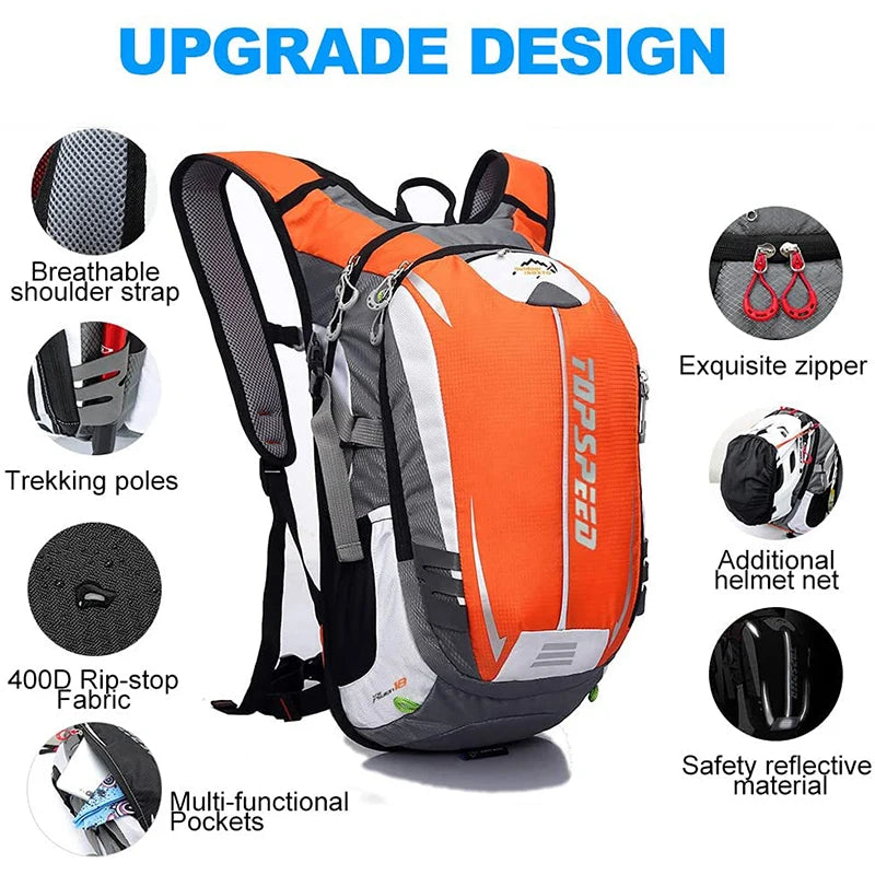 18L Ultralight Outdoor Sports Backpack For Climbing Hiking Running Cycling Rucksack  Waterproof Hydration Trail Running Backpack