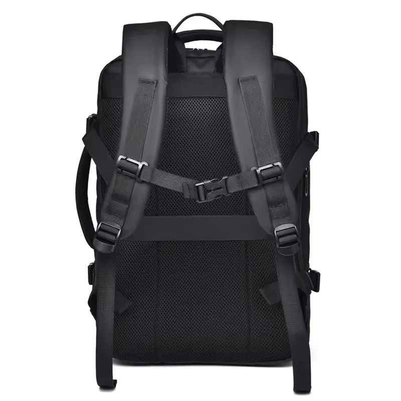 Weixier 16-Zoll-High-End-Rucksack für Herren mit großem Fassungsvermögen, Computertasche, High-End-Business-Tasche, erweiterbarer Rucksack, Hexe, USB
