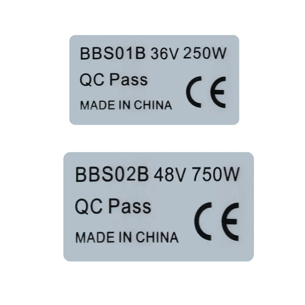 20 Pcs Ebike Stickers Label For 36V 250W/48V 750W Electric Bicycle Motor  Label Stickers For BAFANG E-bike Accessories