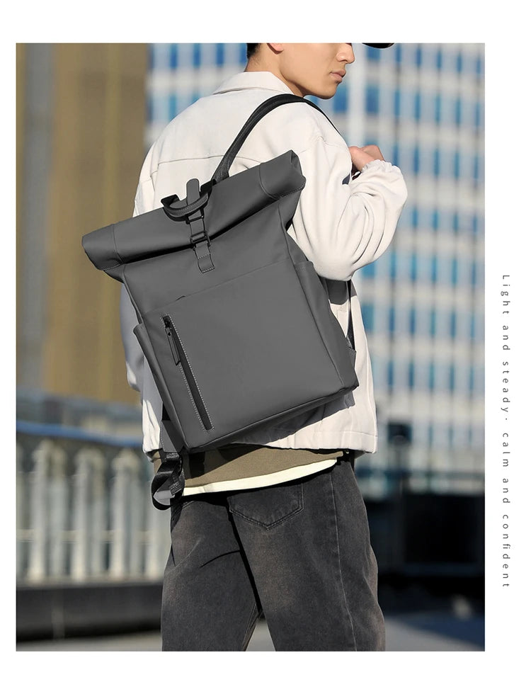 Oxford Erweiterbare Herrenrucksäcke, wasserdichter Sport-Reiserucksack für Herren, 15,6 Zoll Laptoptasche, Luxustaschen, Mochilas Para Hombre
