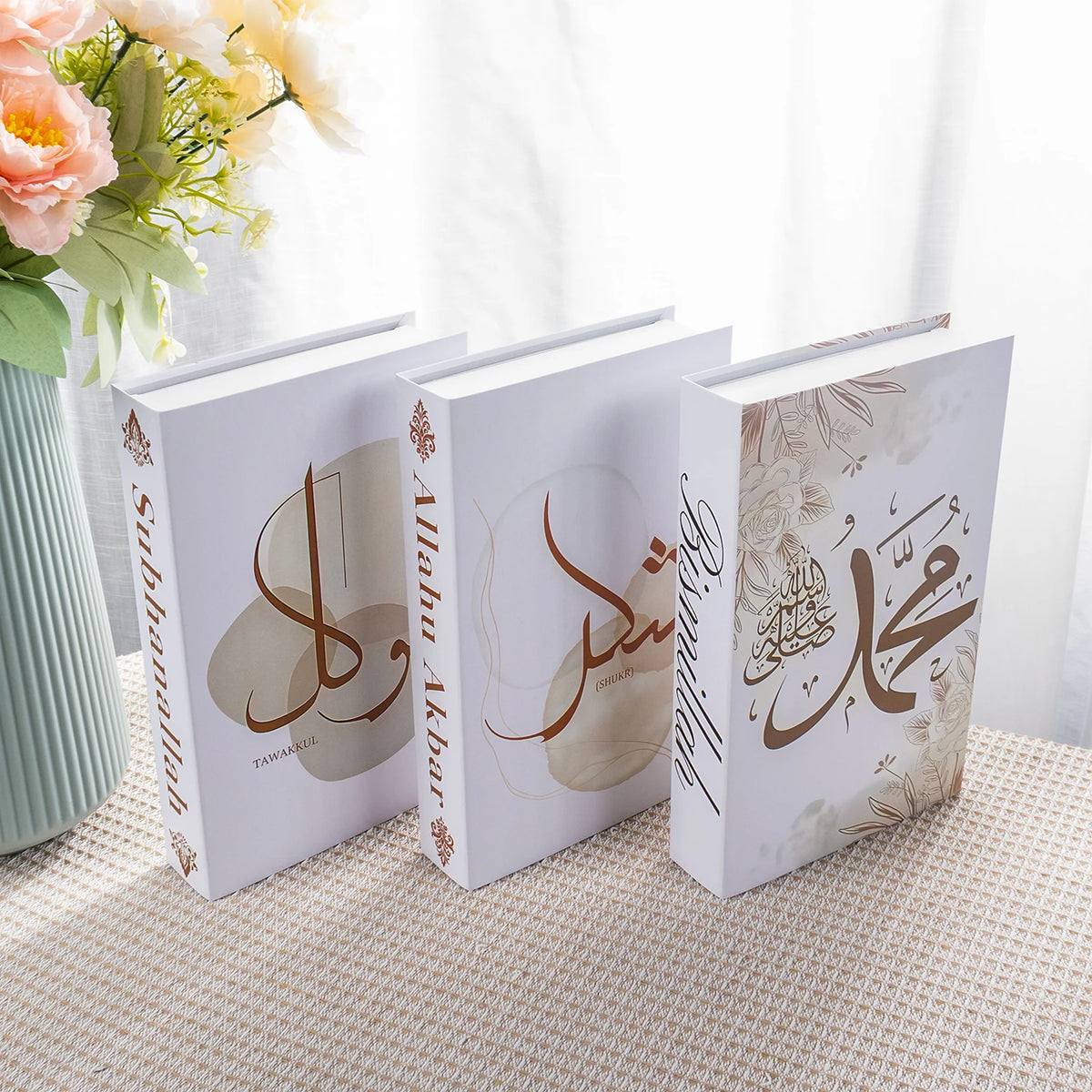 Islamic Serie Fake Book Boxs for Coffee Table Decoration Living Room Fashion Prop Books Home Decoration Model Room Accessories