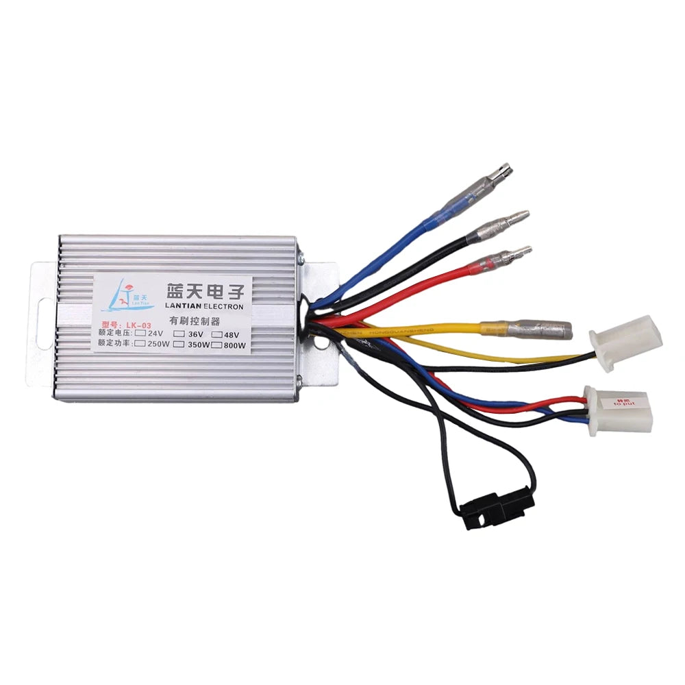 24V 250W Electric Bike Brush Motor Controller DC Electric Controller Electric Bike Motor Driver E-Scooter Part