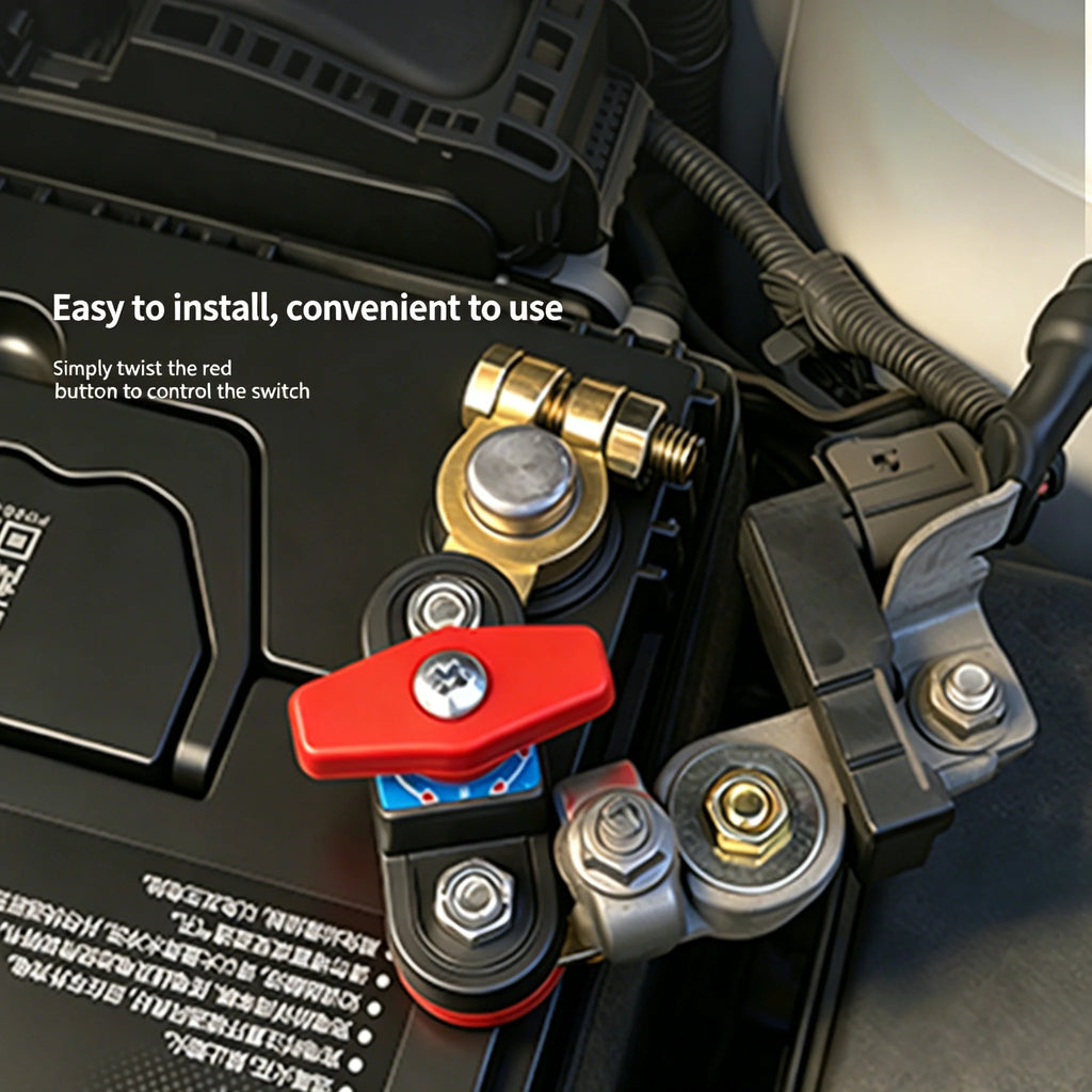 Autobatterie-Trennschalter 12V/24V ﻿ Automatischer Trennschalter, Anti-Stromausfall-Leckageschutz, universelle Autoteile