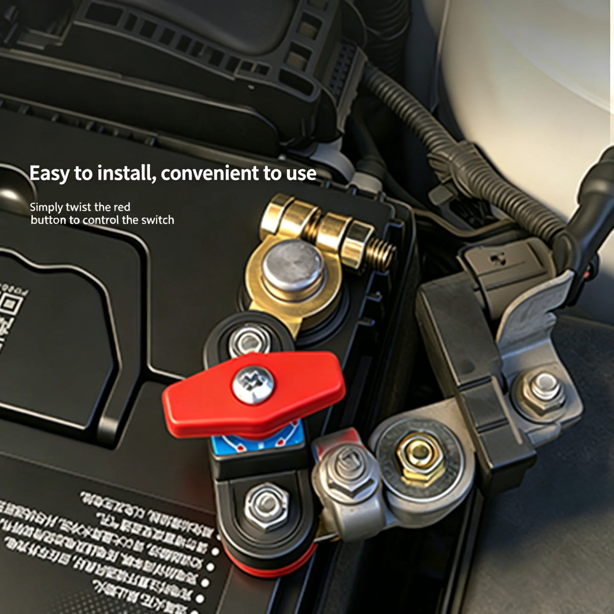 Autobatterie-Trennschalter 12V/24V ﻿ Automatischer Trennschalter, Anti-Stromausfall-Leckageschutz, universelle Autoteile