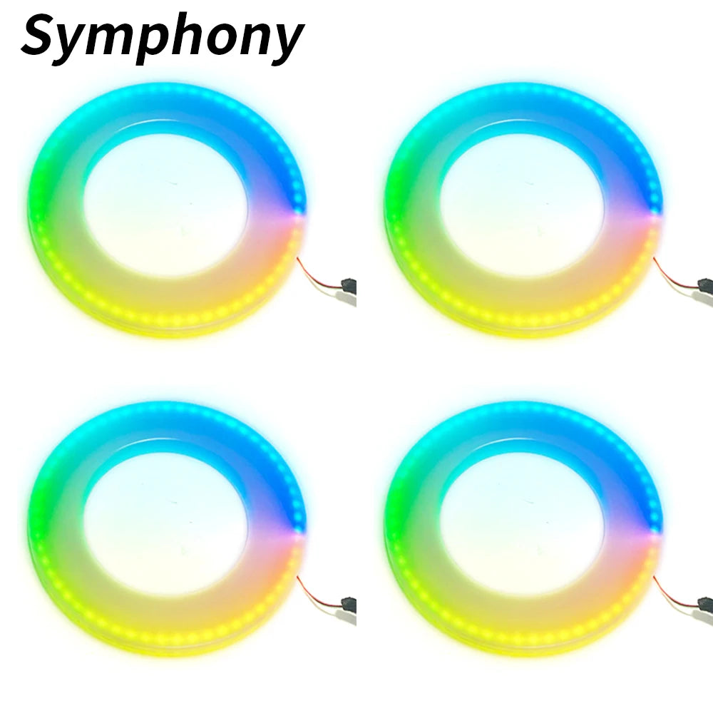 "Magic lantern" Symphony Ambient Light Accessories Full Colors Streamer Rainbow Parts 3 pin 3 wires LED Interior Mouldings
