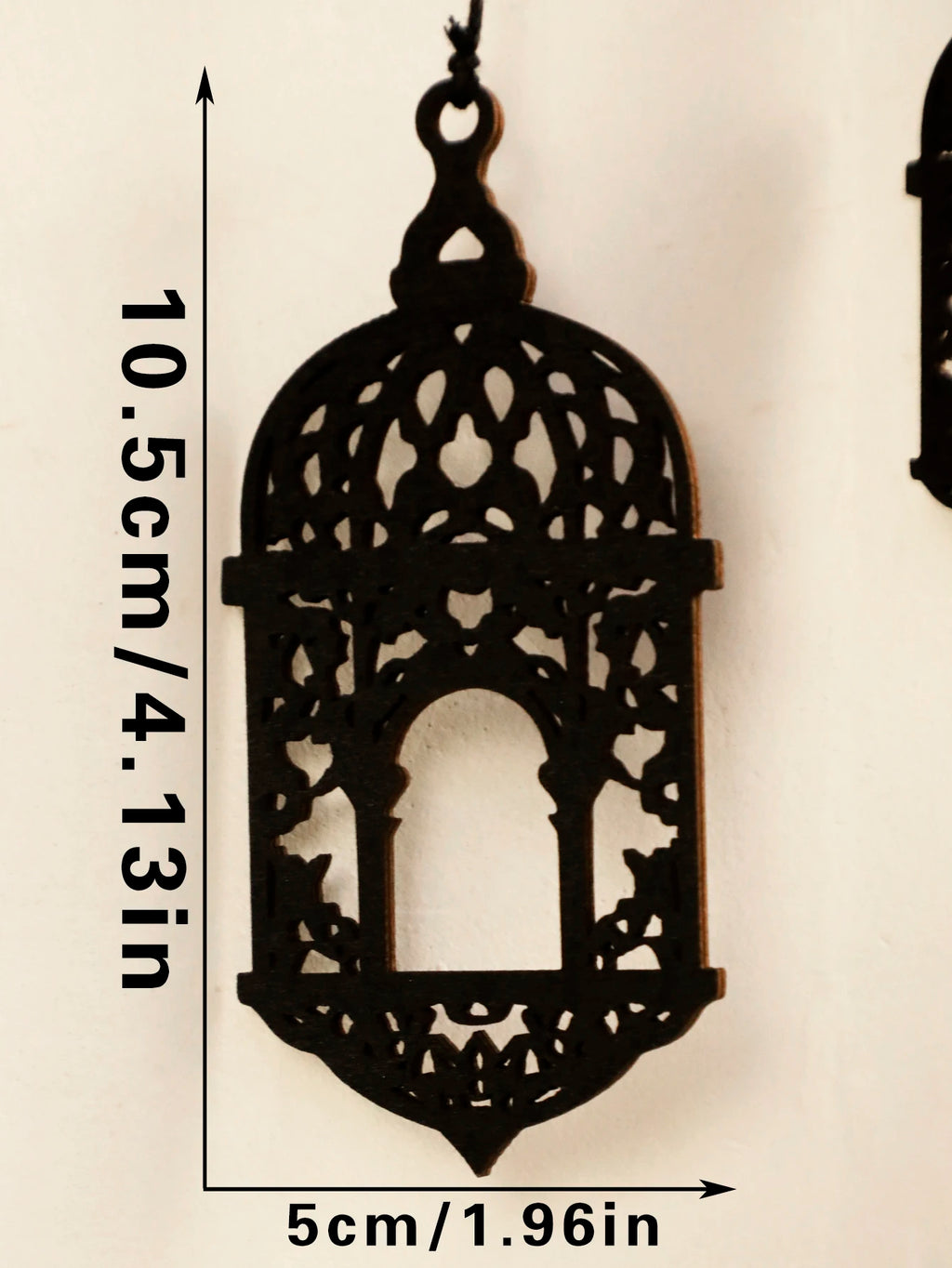 Hohle Mond- und Sternlaterne aus Holz – DIY-Ramadan-Hängedekoration, islamische Eid Mubarak-Festivaldekorationen, Ornament islamische Geschenke