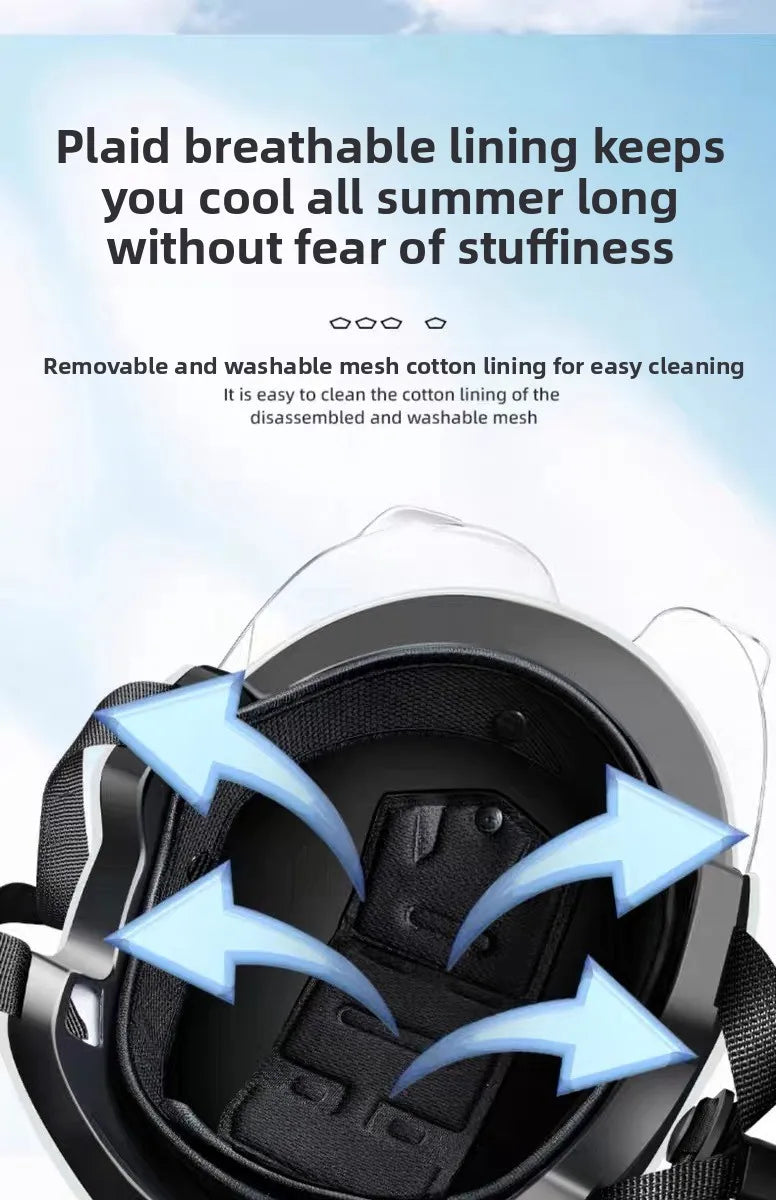 2025 E-Bike Motorcycle Half Helmet - Universal for Men Women