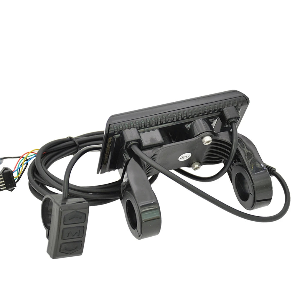 1 Set 5 Pin / 6 Pin E-bike Electric Bicycle E-Scooter LCD Display Color Screen Intelligent Instrument Durable And Practical