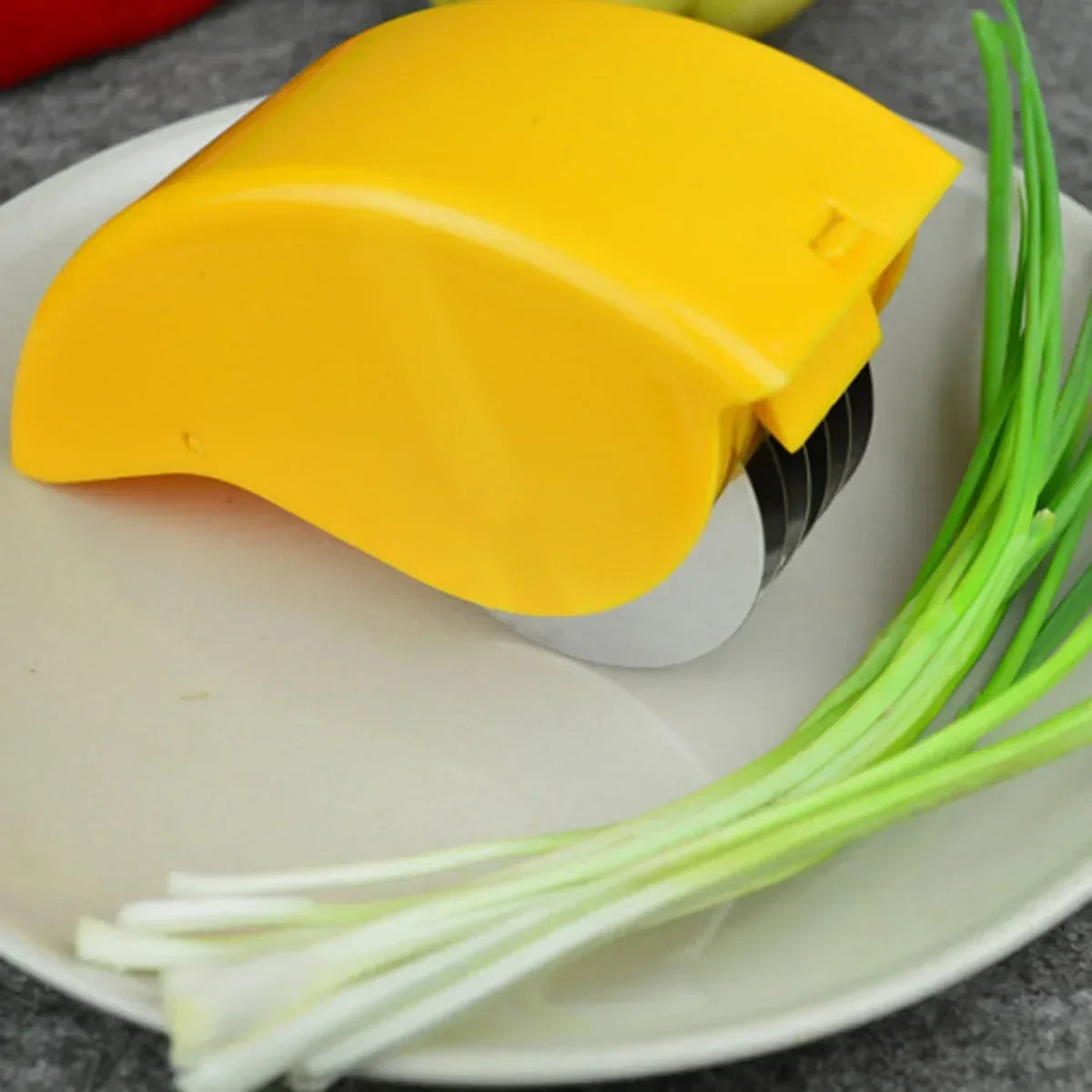 1pc  Stainless Steel Kitchen Gadget Set - Includes Melon Baller, Garlic Grinder, Can Opener, Cheese Shaver & Pizza Cutter