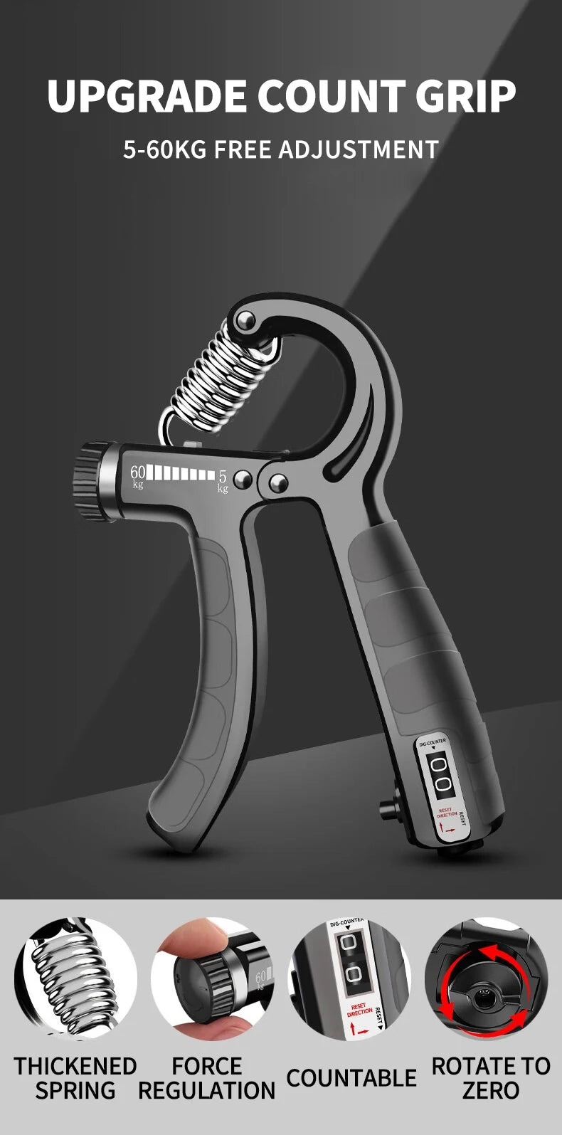 Erhalten Sie stärkere Handgelenksmuskeln mit Power-Handgelenktrainer für Krafttraining, Armtrainer, Trainingsgeräte, Wrestling-Griff