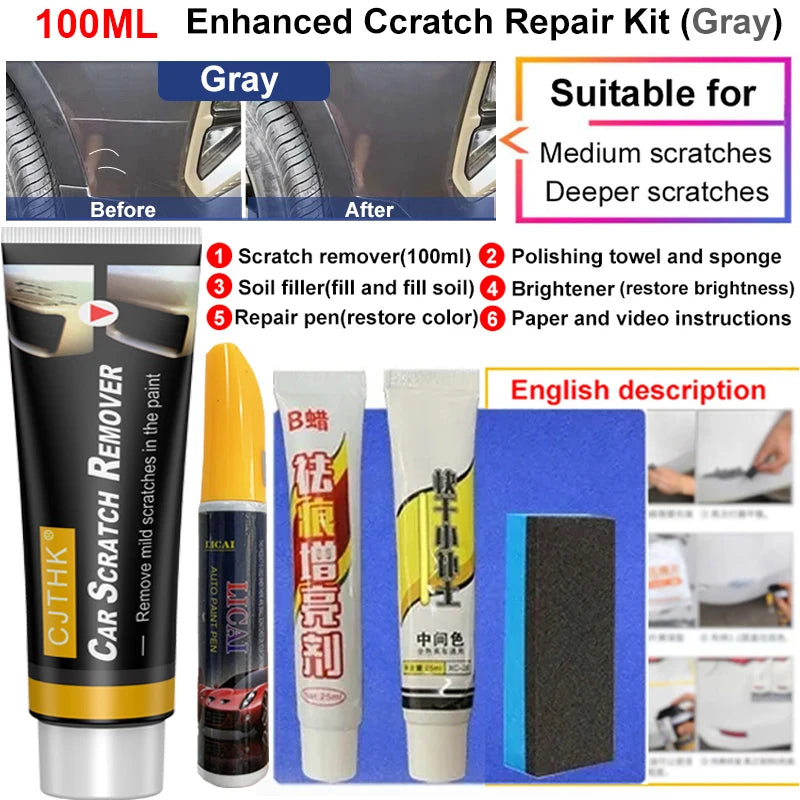 Auto Kratzer Entferner Farbe Pflege Werkzeuge Auto Swirl Entferner Kratzer Reparatur Polieren Auto Körper Schleifen Verbindung Anti Scratch Wachs