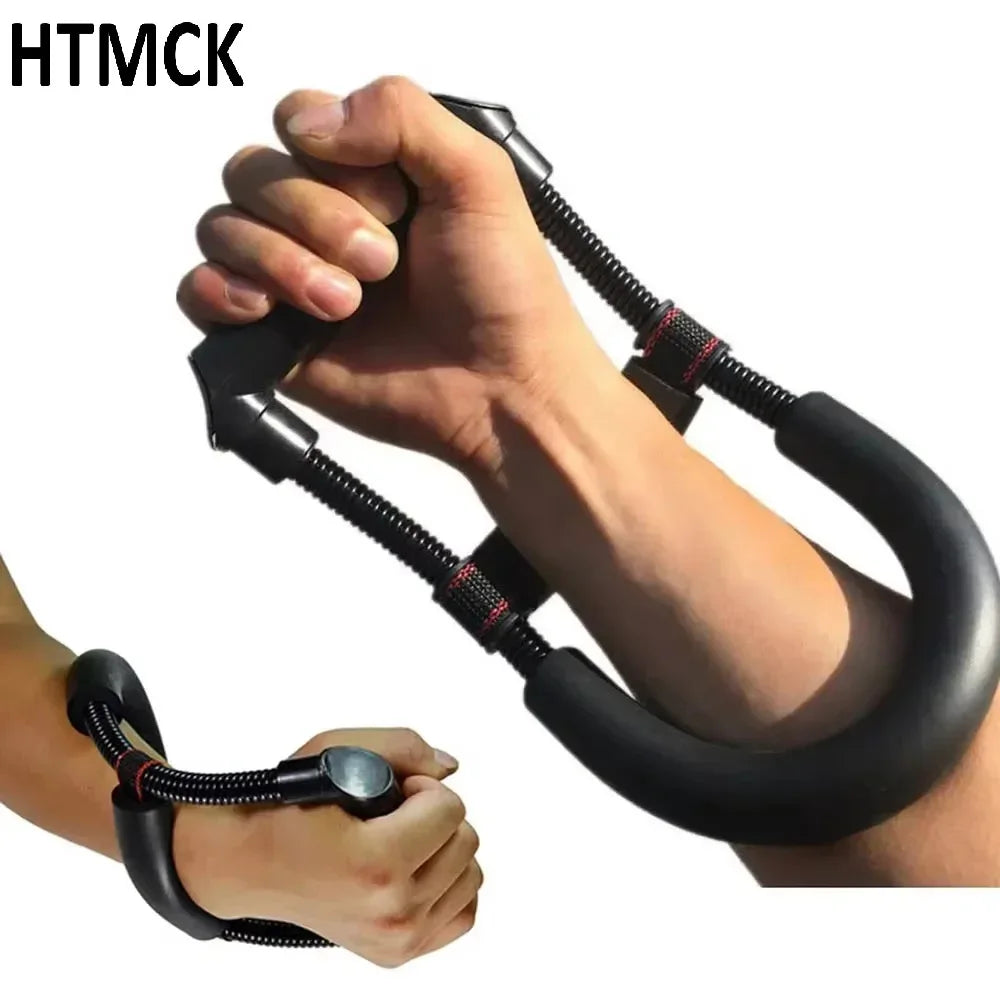 HTMCK Verstellbarer Handgrifftrainer, Tragbarer Unterarm- und Handgelenktrainer, Perfektes Krafttrainingsgerät für Heim- und Fitnessstudio-Workouts