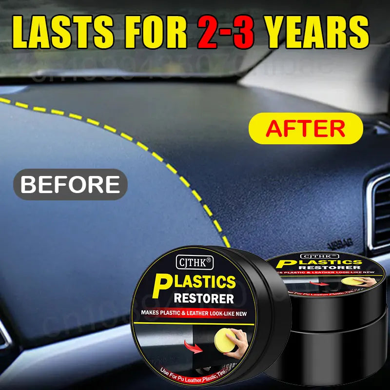 Auto Kunststoff Restaurator Auto Innen Panel Erneuerung Wachs Beschichtung Leder Kunststoff Gummi Polnischen Reparatur Auto Reconditioning Creme Pflege