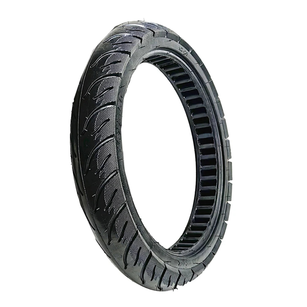 1x E-bike 16x2.5 Rubber Solid Tire Hollow-carved Design No Inflation For 16inches E-Bike Bicycle Parts