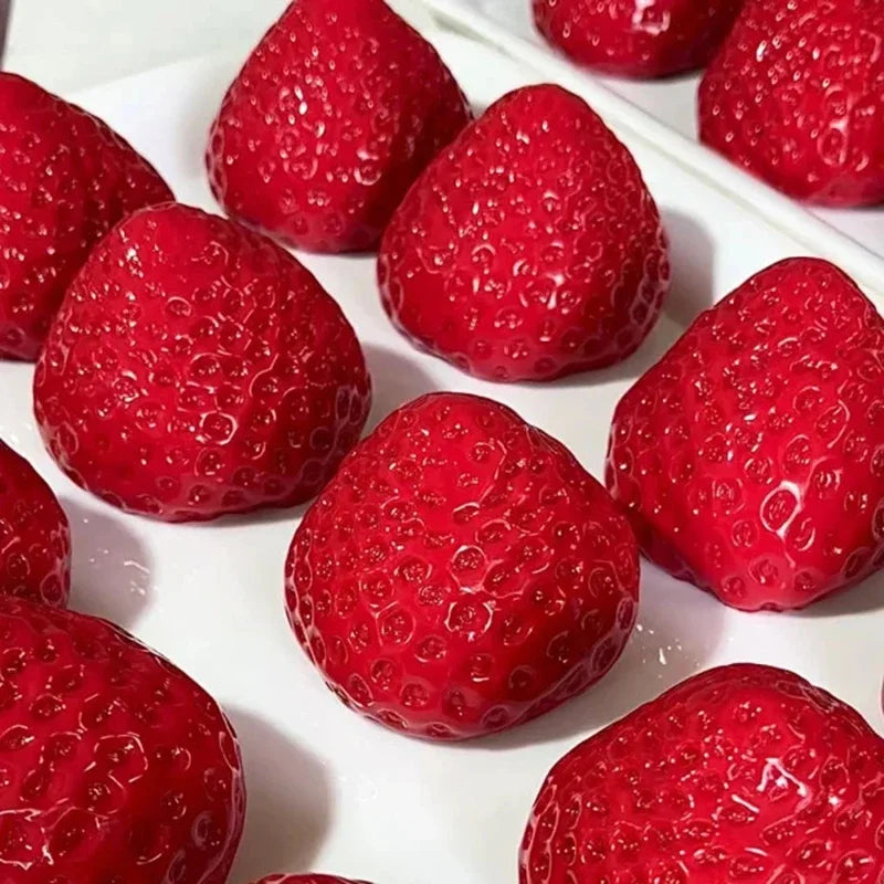 Strawberry Taba Squishy Fidget Toy - Slow Rebound Stress Relief Toy For Kids Adults Office & Party Favors Squeeze Gift 2026 New