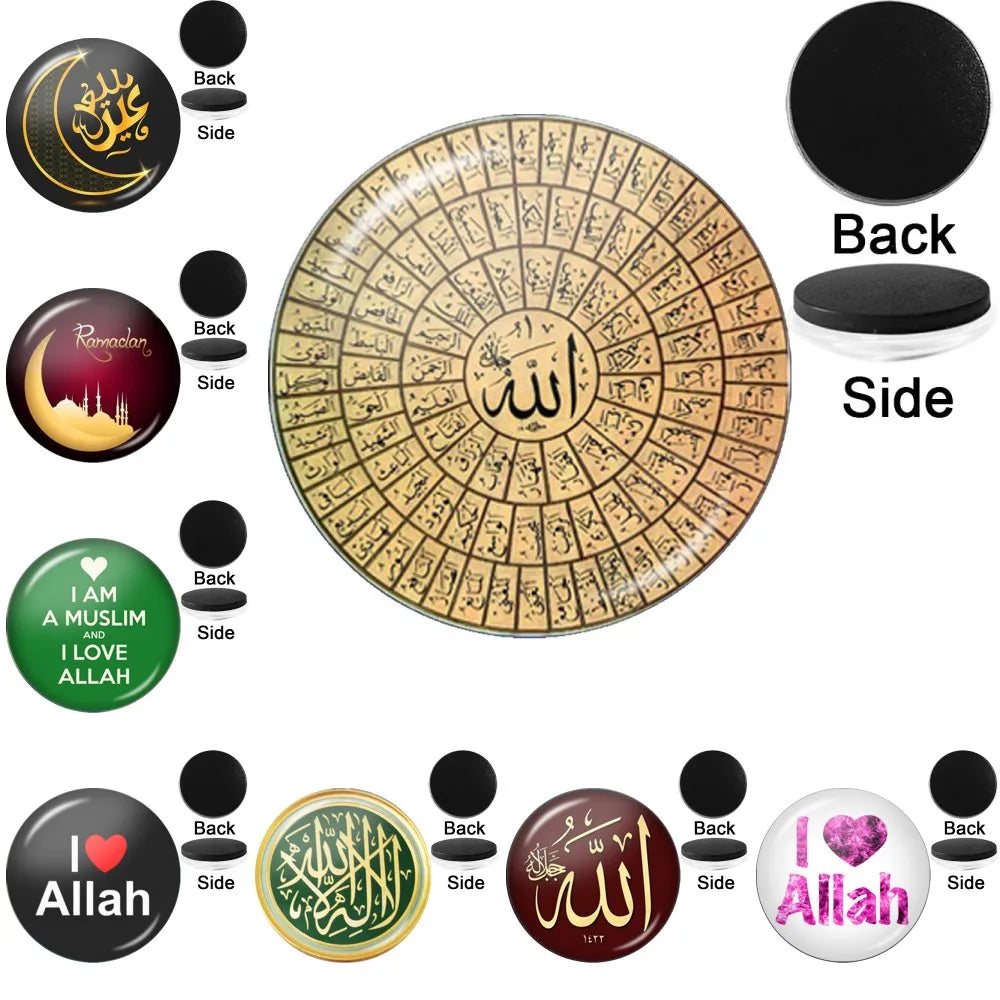 Islamic Muslim Eid Al Adha Ramadan Refrigerator Magnet Suitable For Kitchen Message Board,Office Whiteboard Fridge Magnet Gift