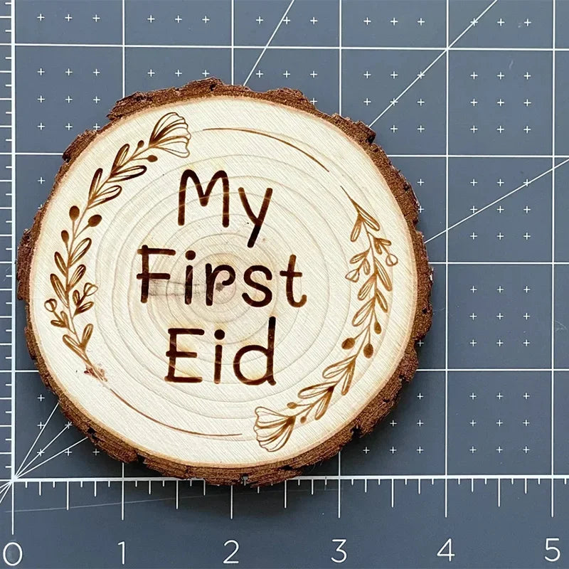 Islamic Muslim Birth Announcement Milestone Salam World First Eid 1st Ramadan Kareem Aqiqah Photo Prop baby shower boy girl gift