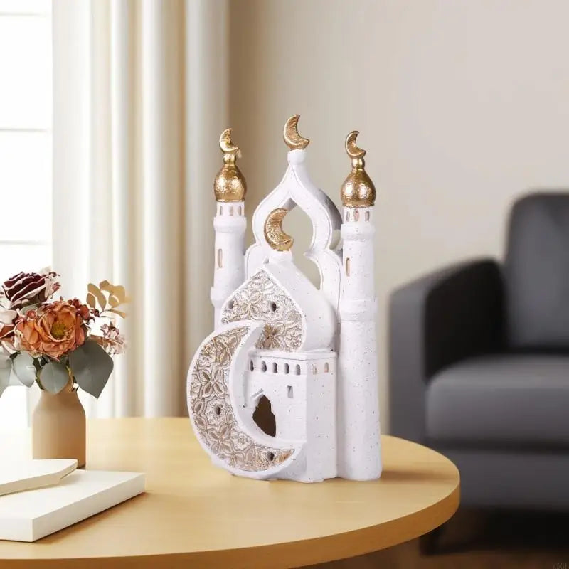 Islamic Ramadans Home Decors Resin Ornament for Eid Celebration Cultural Accessory Living Room Decoration Y5GB