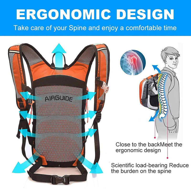 18L Ultralight Outdoor Sports Backpack For Climbing Hiking Running Cycling Rucksack  Waterproof Hydration Trail Running Backpack