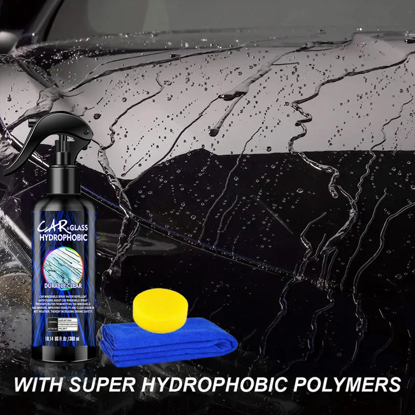 Auto-Glas-Anti-Regen-Spray, wasserabweisende Beschichtung, wasserdichter, regenfester, beschlagfreier Glasreiniger, Auto-Windschutzscheiben-Reiniger