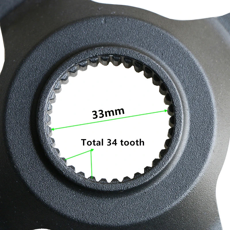 E-bike 42T Mid Motor Chainwheel For E8000 M500/G520 M510/G522 M600/G521 M620/G510 M420/G332 M615/M820 104BCD Conversion Base8FUN