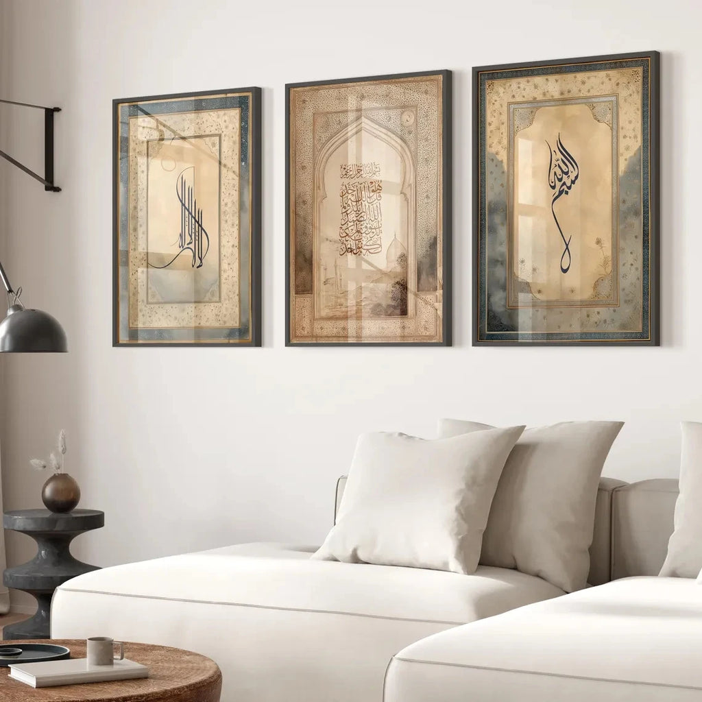 Modern,Religion Islamic  Calligraphy Quran Wall Art Print Canvas Painting Poster Picture For Living Room,Bedroom Home Decor