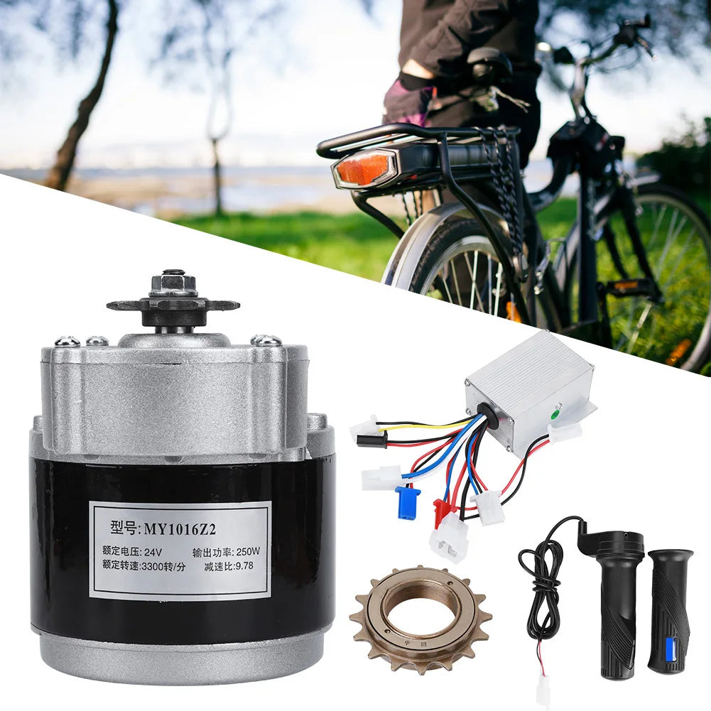 24V 250W Metal Durable Electric Bike E Bike Conversion Set Accessory Stable Performance