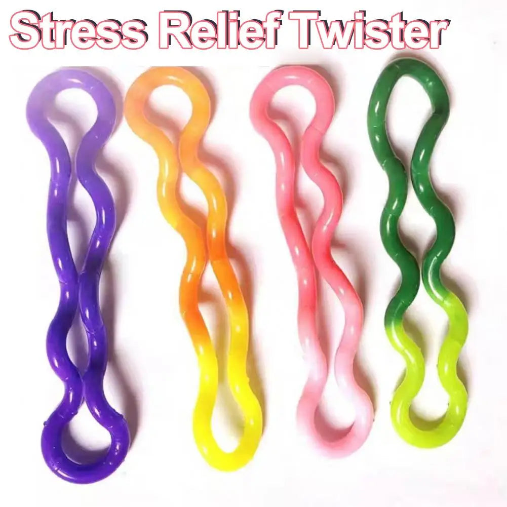 Twisty Fidget Toys Twist And Spin Sensory Toys Changes Color With Temperature For Kids Adults Stress Relief Toys