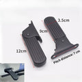 1 Pair Foldable Front Foot Pedals for Yadi Aima Harley U1 E-Bike Lightweight Aluminum Alloy Anti-Slip Cycling Pedals Accessories