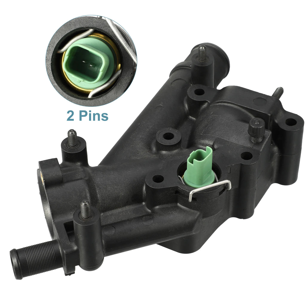 X auto haux auto motor kühlmittel thermostat gehäuse baugruppe teile 1338av für peugeot 2005 2011-2016 auto ersatz zubehör