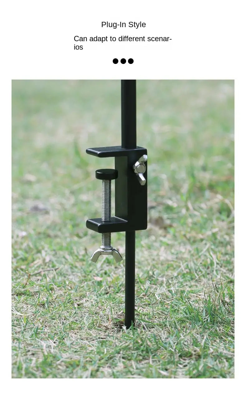 TARKA Lantern Stand Wild Detachable Lightweight Light Rack Holder Outdoor Grounding Style Camping Portable Lamp Stand for Picnic