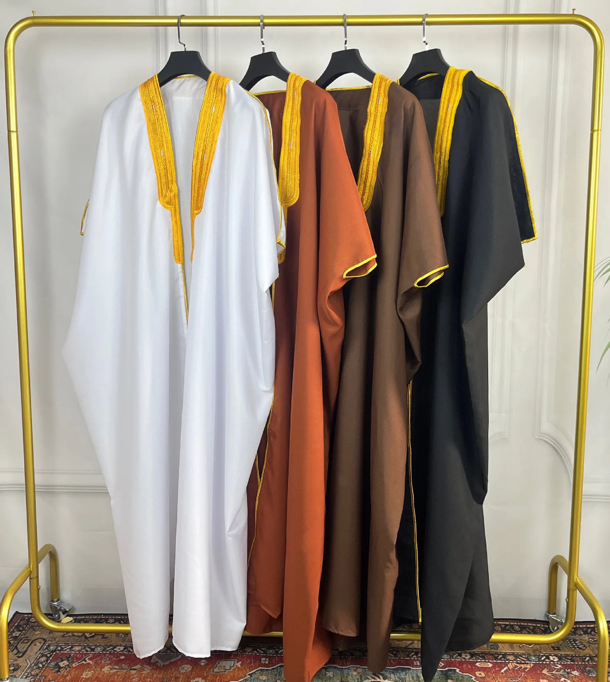 Islamische Dubai Saudi Abayas Gebet Abaya Naher Osten Herren Robe Muslim Kleid Kimono Dishdasha Kleidung Kaftan Ramadan Jubba Thobe