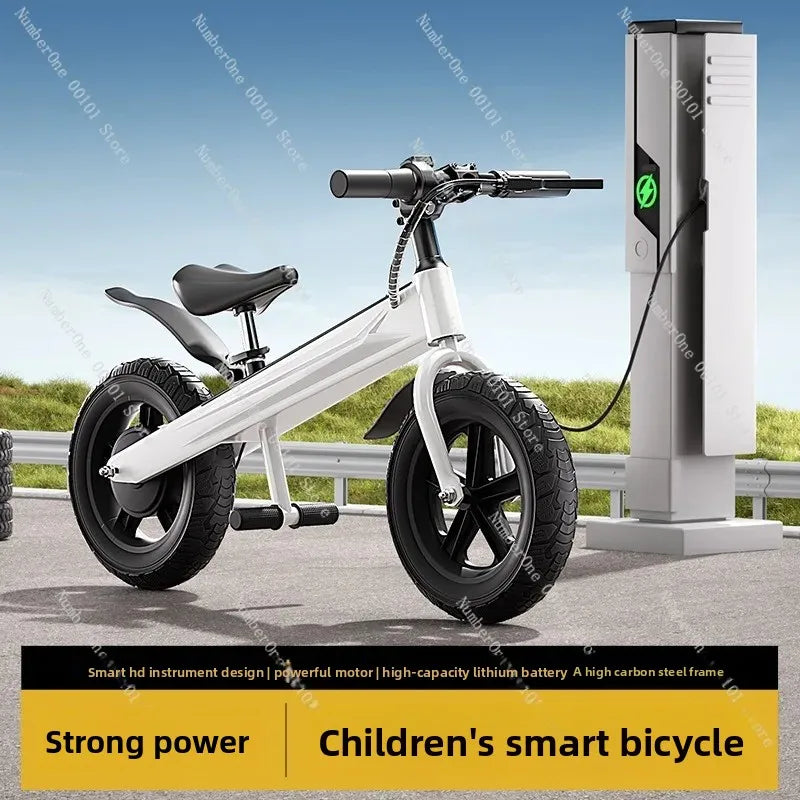 2026 Kids Electric Balance Bike Adjustable Speed Children Bicycle Ride On Training Scooter for Boys Girls New Style Pedal