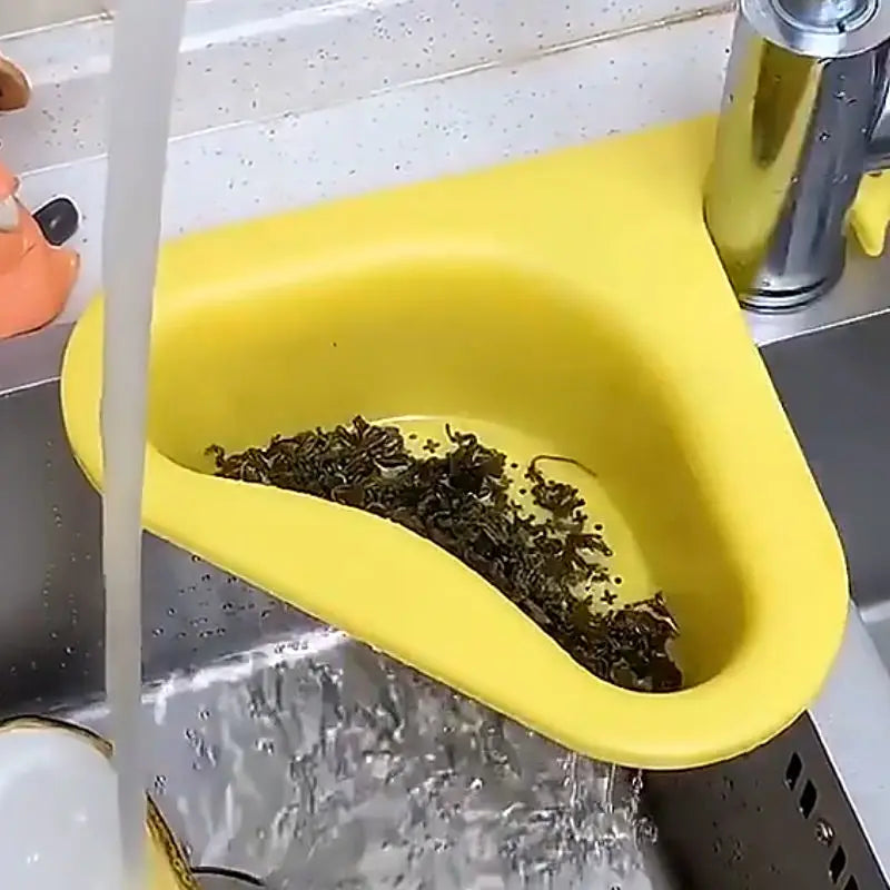 Kitchen Drain Basket Household Hangable Sink Rack Garbage Filter Drain Basket Kitchen Tools Mesh Strainer Basket Sink Strainer