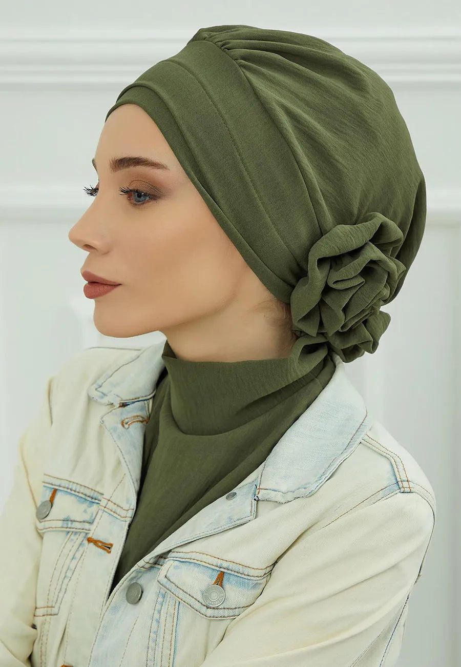 Islamische Hut Hijabs für Frau trend ige Blume Kopftuch Unter kappe Motorhaube Frauen muslimischen Turban Hut Damen Kopf wickel Bandana Schädel kappe