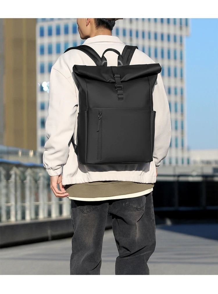 Oxford Erweiterbare Herrenrucksäcke, wasserdichter Sport-Reiserucksack für Herren, 15,6 Zoll Laptoptasche, Luxustaschen, Mochilas Para Hombre
