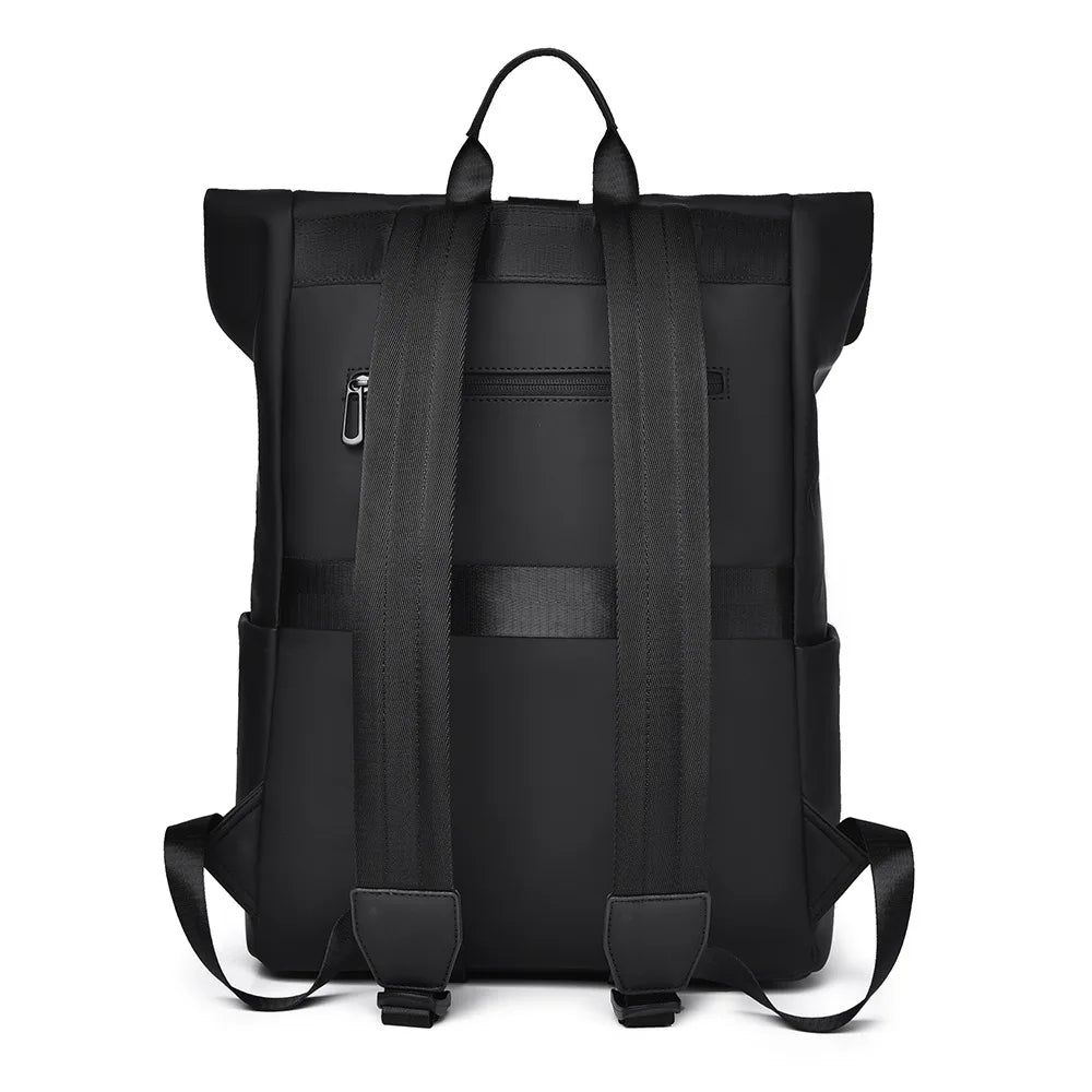 Neuer Herren-Rucksack mit Flip-Cover und magnetischer Schnalle, lässiger Outdoor-Reiserucksack, multifunktionaler Computer-Rucksack mit großer Kapazität
