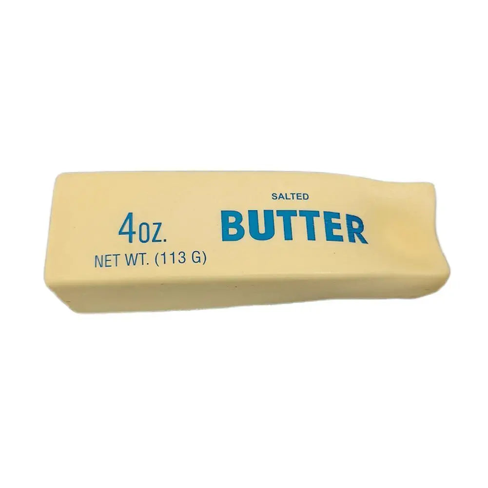 Squishy Butter Stick Fidget Toy - Slow Rising Sensory Squeeze Toy for Stress & Anxiety Relief, Cute Fake Food Desk Toy, Novelty